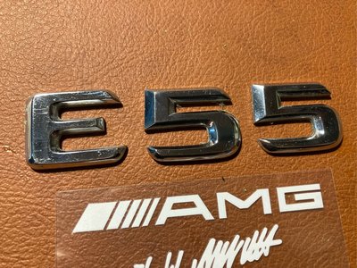 賓士 Benz amg w210 E55 尾箱標籤正品