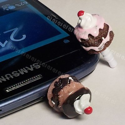 【Q仔的小舖】衝評價 3.5mm 耳機孔塞 雙層蛋糕 耳機塞 防塵塞 HTC iPhone 6 iPad 三星 SONY