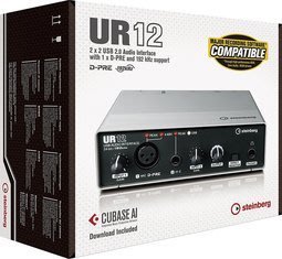 『立恩樂器』免運優惠 YAMAHA 經銷商 Steinberg UR12 錄音介面 錄音 宅路 專業 錄音室