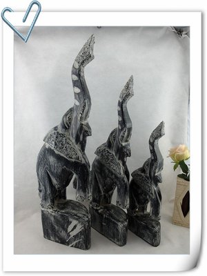 【自然屋精品】 巴里島風木雕 – 大象 (一) 大 木雕品 雕刻品 模型 工藝品 天然手工製 擺飾裝飾 藝術品