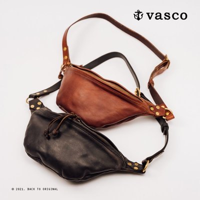 BTO 日本【VASCO】VS-242L 職人手染上色牛皮革腰包(小)