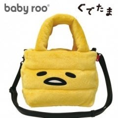 【DJ媽咪玩具日本流行精品】日本ROOTOTE迪士尼 Baby Roo 蛋黃哥  手提包 斜背包