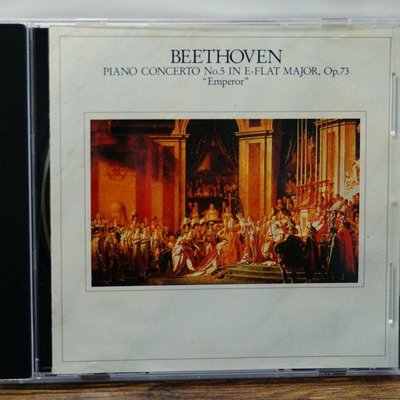 古典音樂/貝多芬BEETHOVEN PIANO CONCERTO NO.5 /二手CD