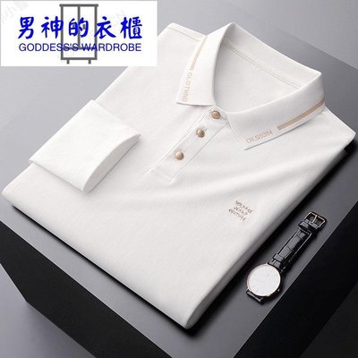 M-4XL 有領上衣 大碼Polo衫 短袖Polo夏季保羅polo衫男新款短袖商務高檔男裝t恤休閑翻領修身潮牌上衣-男神的衣櫃