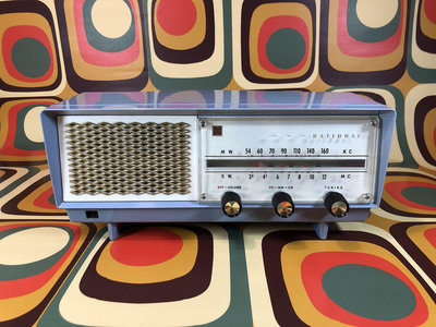 1955年昭和古董真空管收音機(松下電器 GX-240)