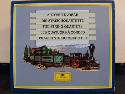 Prager Streichquartett, Dvorak-The String Quartets布拉格弦樂四重奏團，演繹:德弗扎克弦樂四重奏曲，9CD,如新