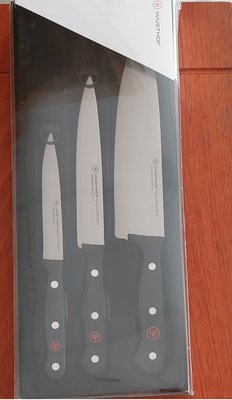 G德國 三叉牌 Wusthof Gourmet 主廚刀 萬用刀 蔬果刀 三件組 德國製