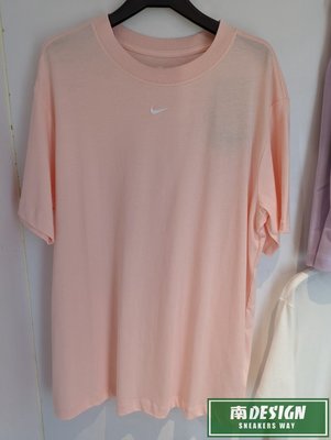 南🔥2022 7月 NIKE Sportswear Essential 短袖上衣 女 粉橘 淺粉 DN5698-610