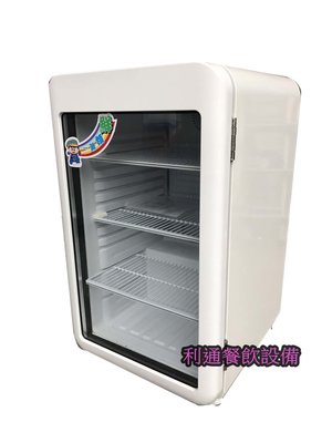 《利通餐飲設備》2色 黑白兩色可選 單門桌上型展示冰箱 單門冰箱 單門玻璃冰箱 桌上型冰箱 冷藏展示櫃