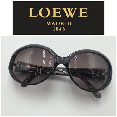 【皮老闆二店】二手真品 lOEWE太陽眼鏡  鏡框 藍606