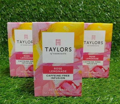 【COCO鬆餅屋】英國 TAYLORS 泰勒茶-玫瑰檸檬茶 無咖啡因(20入/盒)