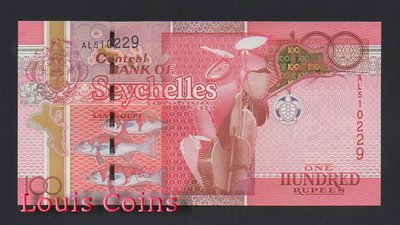 【Louis Coins】B416-SEYCHELLES--2013塞席爾紙幣100 Rupees(889)
