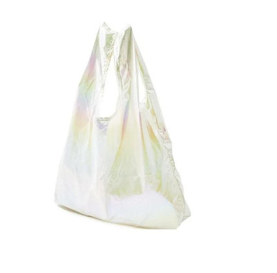 皇家代購✈️日本3COINS Aurora Eco Shopping Bag 環保 極光 購物袋 手提袋 購物包 包包 可收納 真品現貨