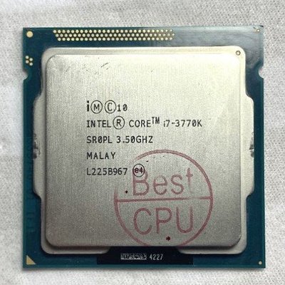 【新店特賣】Intel i7 2600k i7 2700k i7 3770k 超頻 1155 cpu 桌電 處理器 1155腳位嘉鷹數碼