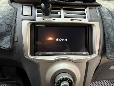 銓展實裝車yaris Sony XaV-ax5000蘋果認證apple CarPlay android auto台灣索尼公司貨保固1年