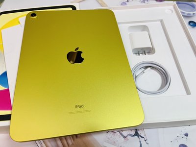 🔥平板🔥電池🔋100%🍎Apple iPad10 (2022)(10.9吋/WiFi/64G) 🍎黃色🔺有原廠保固🔺