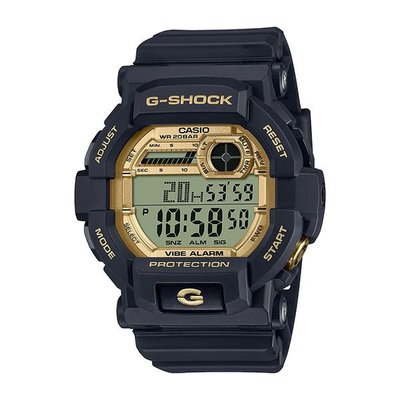 全新卡西歐 G-SHOCK系列 經典時尚潮流 數位顯示運動錶 GD-350GB-1 百搭黑金 歡迎詢問