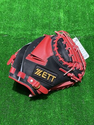 棒球世界全新ZETT A級牛皮棒球捕手守備練習手套訓練接點小手套特價BPGT-PR23