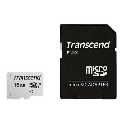 Transcend 創見 16GB Micro SD 300S 記憶卡 SDHC U1 C10 TF SD轉卡 16G