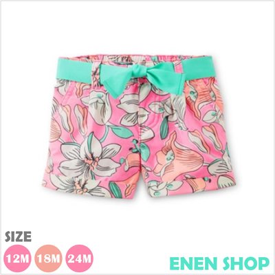 『Enen Shop』@Carters 夏日風情款休閒短褲 #236A717｜12M/18M/24M  **推薦款**