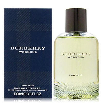 HUAHUA香水美妝 BURBERRY Weekend 週末 周末 男性淡香水 100ml【全新正品】