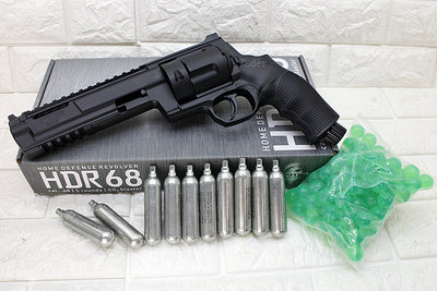 [01] UMAREX T4E HDR68 TR68 防身 左輪 鎮暴槍 CO2槍 + CO2小鋼瓶 + 橡膠彈