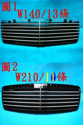 台中bbcar BENZ W202 W124 W202 W140 水箱護罩含飾條( 黑色烤漆內網)