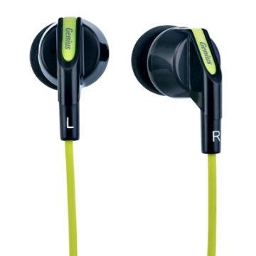 【新魅力3C】全新 Genius GHP-220X 奢華酷炫內耳抗噪式耳機 耳塞式耳機 黑夜綠