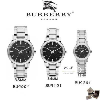 BURBERRY 銀色不鏽鋼 英倫 戰馬 手錶 情侶對錶 BU9001-38MM BU9101-34MM BU9201-28MM