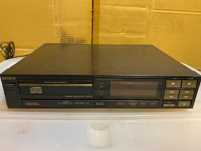 「零件屋」SONY CDP-35 CD播放機 無測試零件機 一元起標
