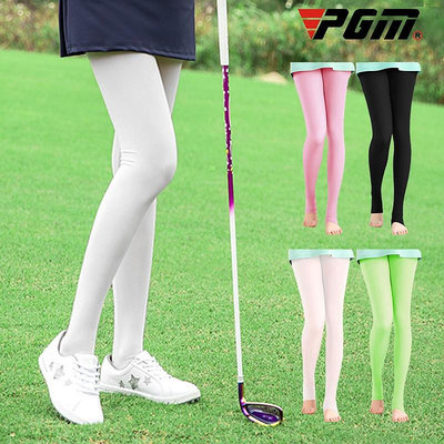 美國PGM高爾夫冰絲防晒褲 女士防晒褲襪 運動褲 冰絲內搭褲 透氣 涼感高爾夫球襪子 Golf服裝