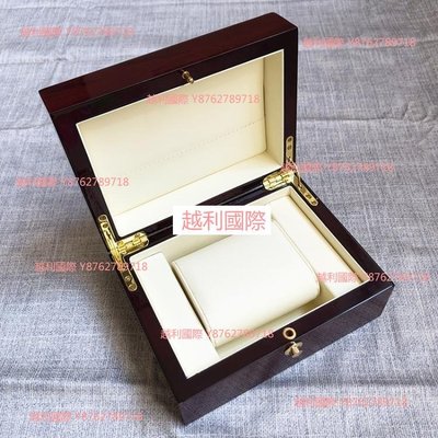 手錶盒 高亮漆錶盒帶鎖紅木手錶盒天珠黃金奢侈品收藏盒 免運越利國際
