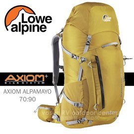 RV城市【英國 LOWE ALPINE ~送】AXIOM ALPAMAYO 70:90 輕量健行登山背包 FBP60GO