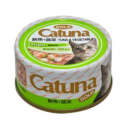 SNOW的家【訂購】Catuna 開心金罐 鮪魚+蔬菜80g 12種口味 (80270036