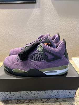 Air Jordan 4 Retro Canyon Purple 紫色小丑氣墊文化籃球鞋AQ9129-500 男鞋