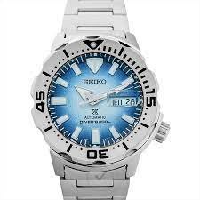 SEIKO Prospex 海洋藍南極企鵝潛水機械錶-銀x藍/42.4mmSRPG57K1【神梭鐘錶】