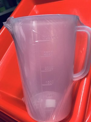 ◎超級批發◎震嶸 S3000-000688 量杯 杯身 透明冷水壺 花茶壺 果汁壺 調味壺 浮雕刻度 塑膠 單把 3L