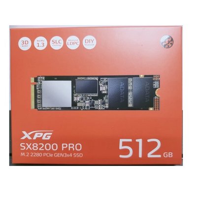 【免運】威剛 ADATA XPG SX8200Pro 512G M.2 2280 PCIe SSD 固態硬碟