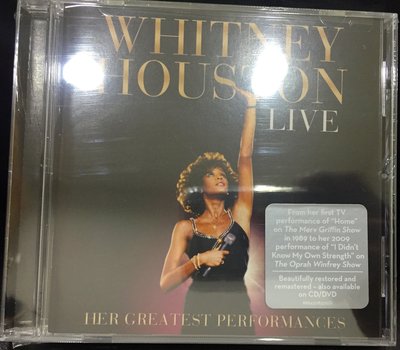 ∥ＥＡＳＥ∥正版CD【Whitney Houston 惠妮休斯頓 Live Her Greatest Performan