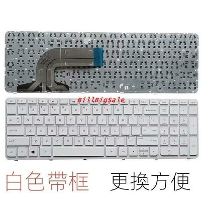 白色 原裝規格鍵盤 HP Pavilion 15 Notebook PC TPN-Q118 C117 15-E 筆記型電