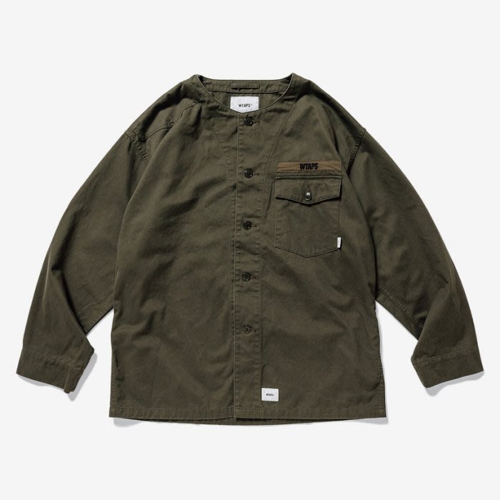 WTPAS SCOUT / LS / RAPO. TWILL CHARCOAL villa-cesare.com