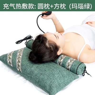 頸椎枕護頸專用枕頭睡眠睡覺勁椎艾草加熱敷決明蕎麥圓柱成人
