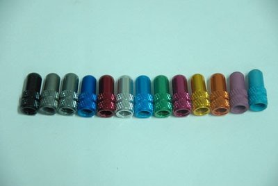 老田單車 法式氣嘴蓋 (一組2個) 紅/藍/金/銀/鈦/水藍/綠/黑/桃紅/橘