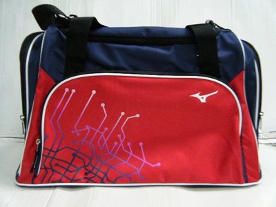 新莊新太陽 MIZUNO 美津濃 33TB620162 質感 輕量 深藍紅 印花 中型 旅行袋 裝備袋 特1300