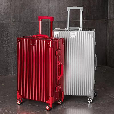 【26吋】熱銷全铝镁合金多色多款式行李箱-經典款【升級噴砂 加厚 防刮】 (平)