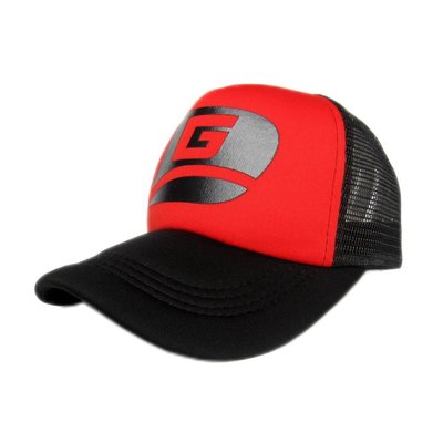 【海倫精坊】*新夏款~G標幟紅黑色卡網帽(特價１５０元)男女皆宜F1222