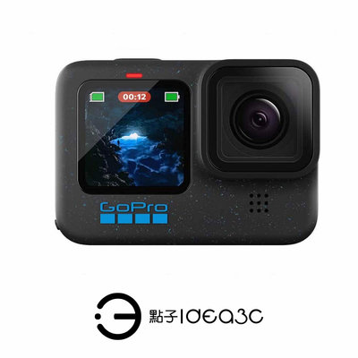 「點子3C」GoPro Hero 12 Black 公司貨【全新品】全方位運動攝影機 2700萬像素 10米防水 5.3K60超高清影片 DJ758