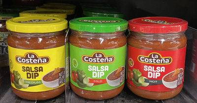 5/23前 一次任選2瓶 單瓶191 La costena 墨西哥莎莎醬453g/罐 salsa 淡辣 /中辣/特辣 頁面是單罐的價格