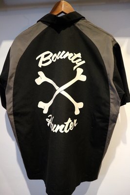 日本品牌 bounty hunter BXH 賞金獵人 滑板 狗骨頭 工作襯衫
