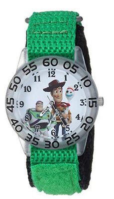 預購 美國 Disney 迪士尼 Toy Story 4 玩具總動員卡通手錶 指針學習錶 尼龍魔鬼氈錶帶 生日禮 兒童錶